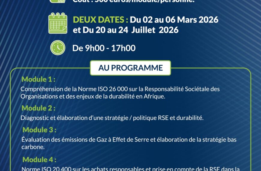 Formation En Certifiante RSE et ODD