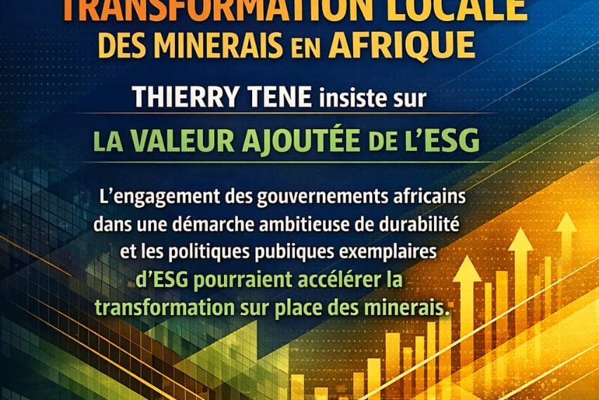 Dossier de Jeune Afrique sur la transformation locale des minerais en Afrique, Thierry TENE insiste sur la valeur ajoutée de l’ESG, comme accélérateur décisif