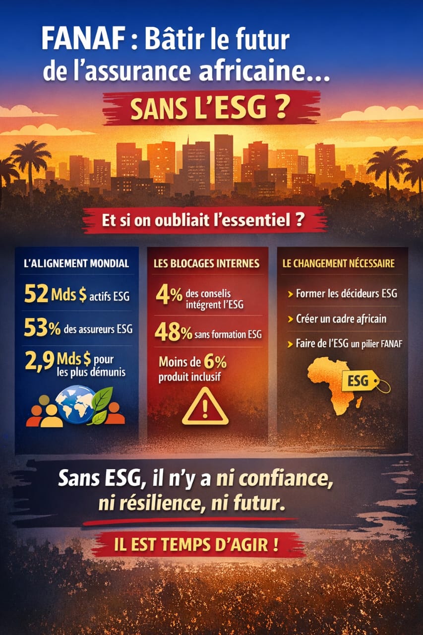 FANAF à 50 ans : bâtir le futur de l’assurance africaine… sans l’ESG