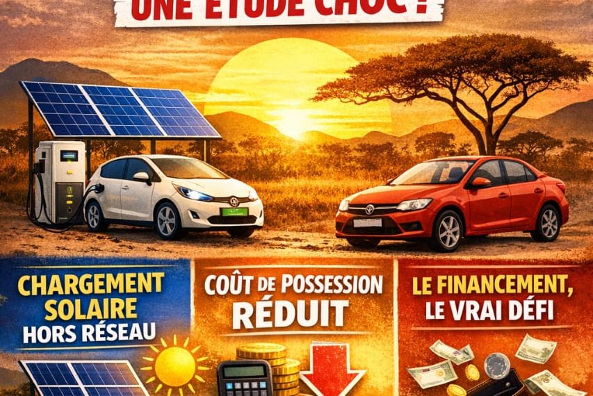 Afrique : les véhicules électriques pourraient coûter moins cher que les voitures à essence d’ici 2040