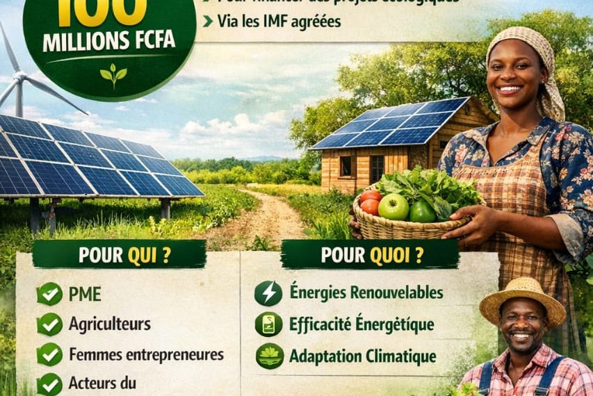 Bénin : le Fonds National de la Microfinance lance un Crédit Vert jusqu’à 100 millions FCFA
